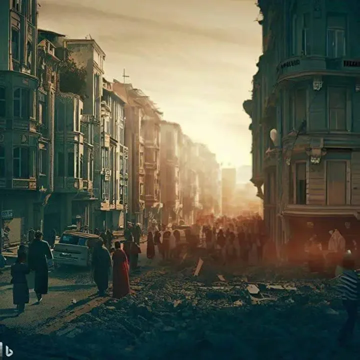 Yapay zekadan büyük İstanbul depremi: İşte dehşete düşüren görüntüler! 10