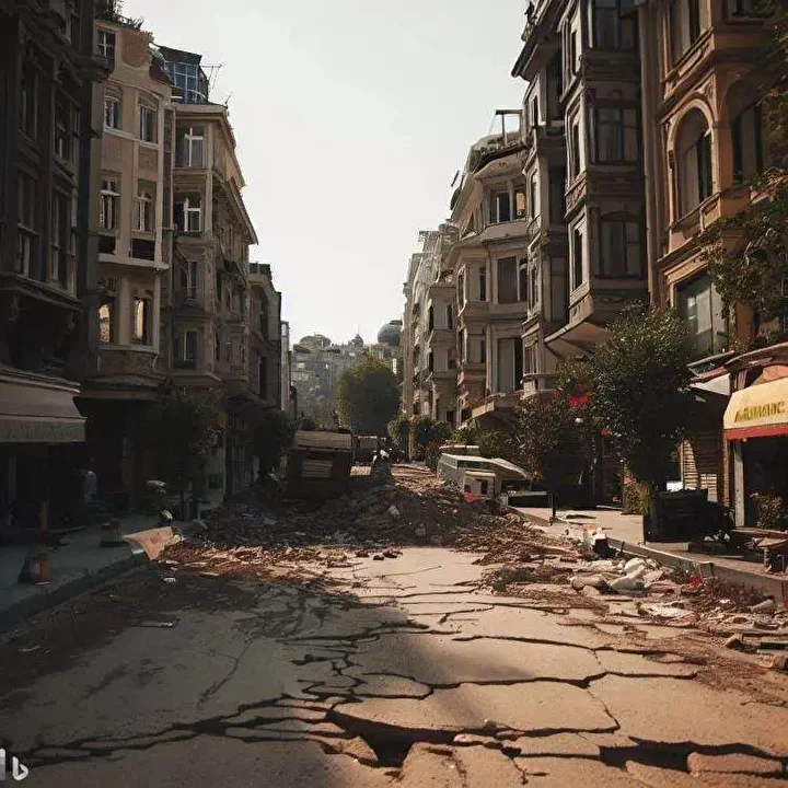 Yapay zekadan büyük İstanbul depremi: İşte dehşete düşüren görüntüler! 26