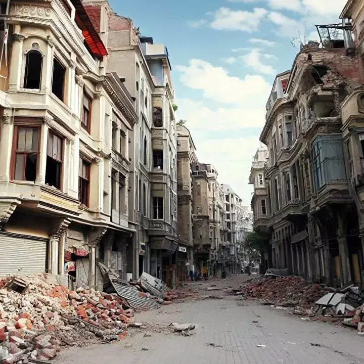 Yapay zekadan büyük İstanbul depremi: İşte dehşete düşüren görüntüler! 29