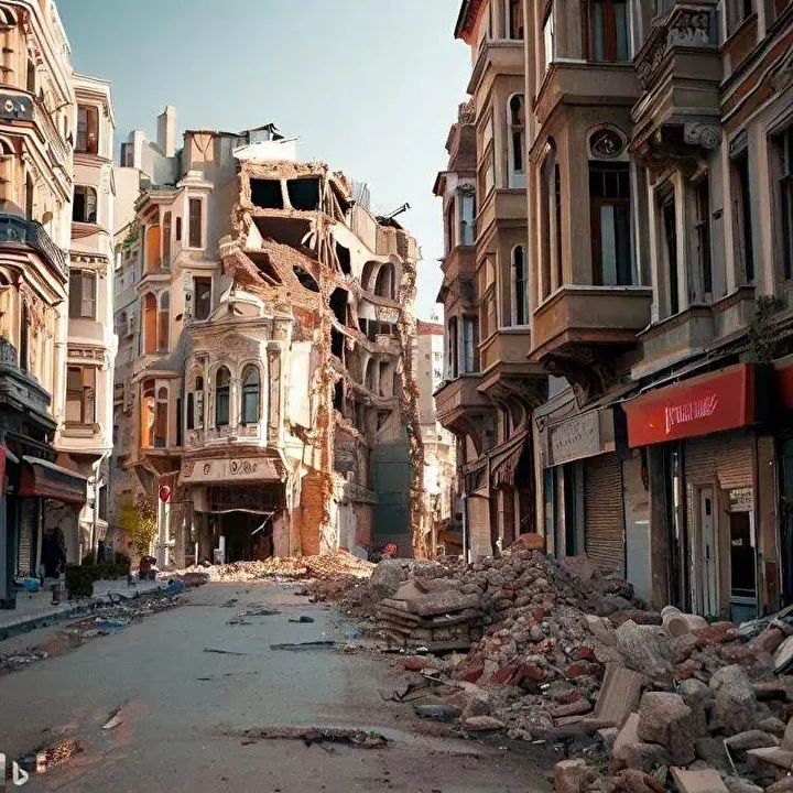 Yapay zekadan büyük İstanbul depremi: İşte dehşete düşüren görüntüler! 30