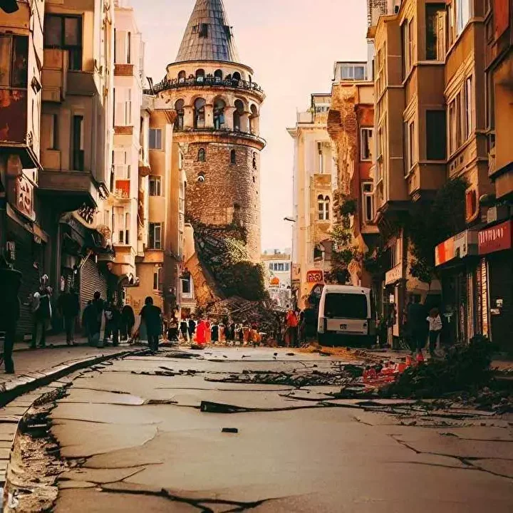 Yapay zekadan büyük İstanbul depremi: İşte dehşete düşüren görüntüler! 31