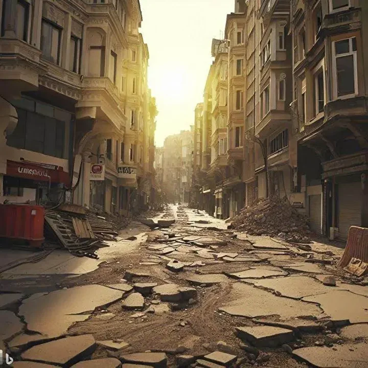 Yapay zekadan büyük İstanbul depremi: İşte dehşete düşüren görüntüler! 6