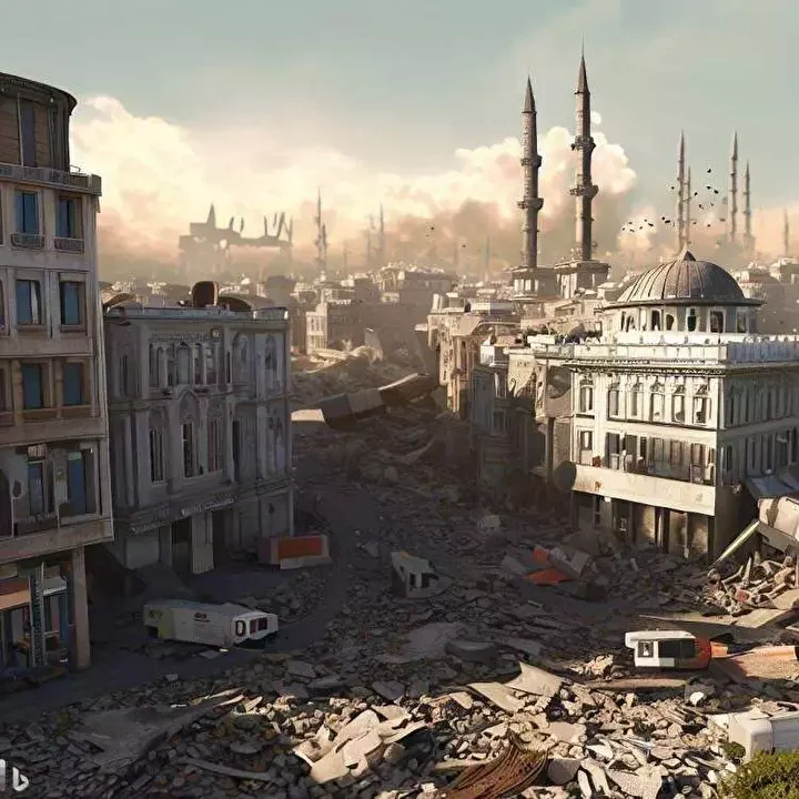 Yapay zekadan büyük İstanbul depremi: İşte dehşete düşüren görüntüler! 7