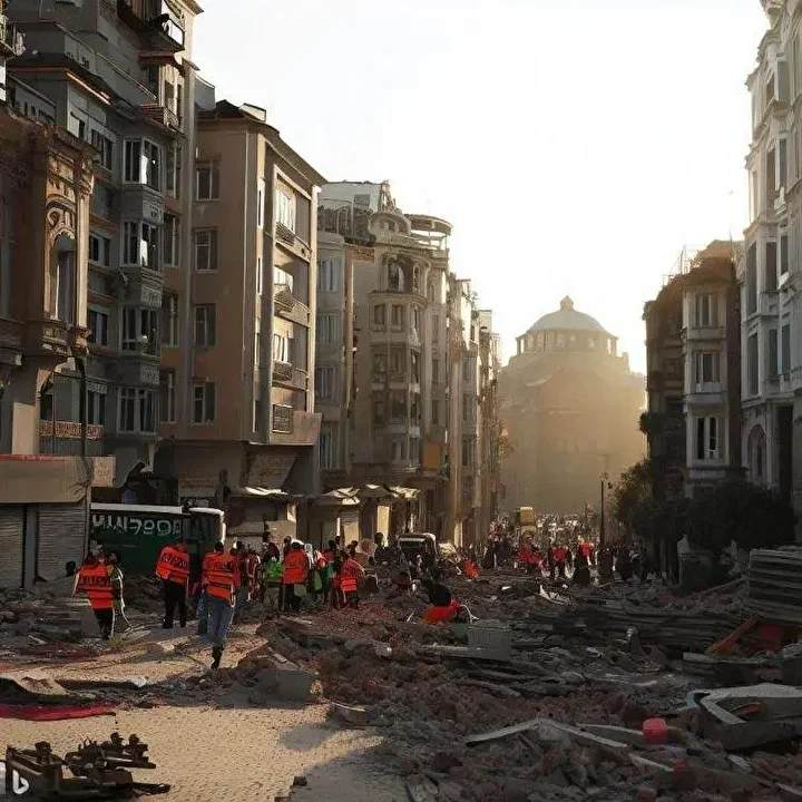 Yapay zekadan büyük İstanbul depremi: İşte dehşete düşüren görüntüler! 8