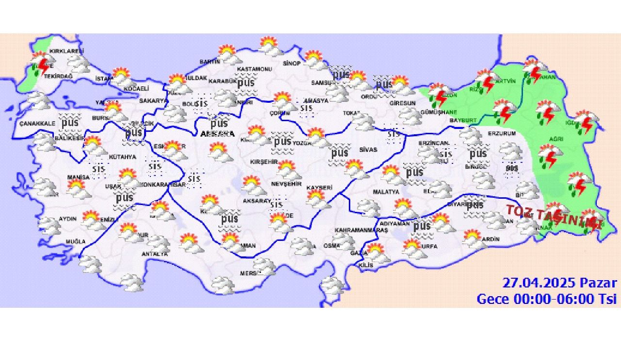 27 Nisan 2025 Pazar hava durumu tahminleri yayınlandı! Ankara, İstanbul ve İzmir'de beklenen hava sıcaklıkları... 2