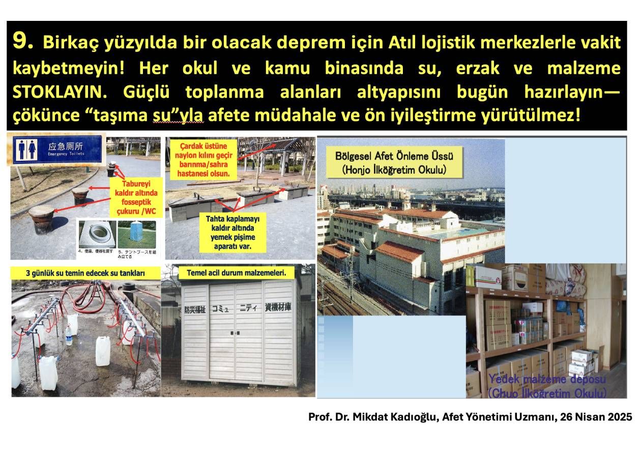 Yerel yönetimler deprem için neler yapmalı? Yazarımız Prof. Mikdat Kadıoğlu madde madde sıraladı 10