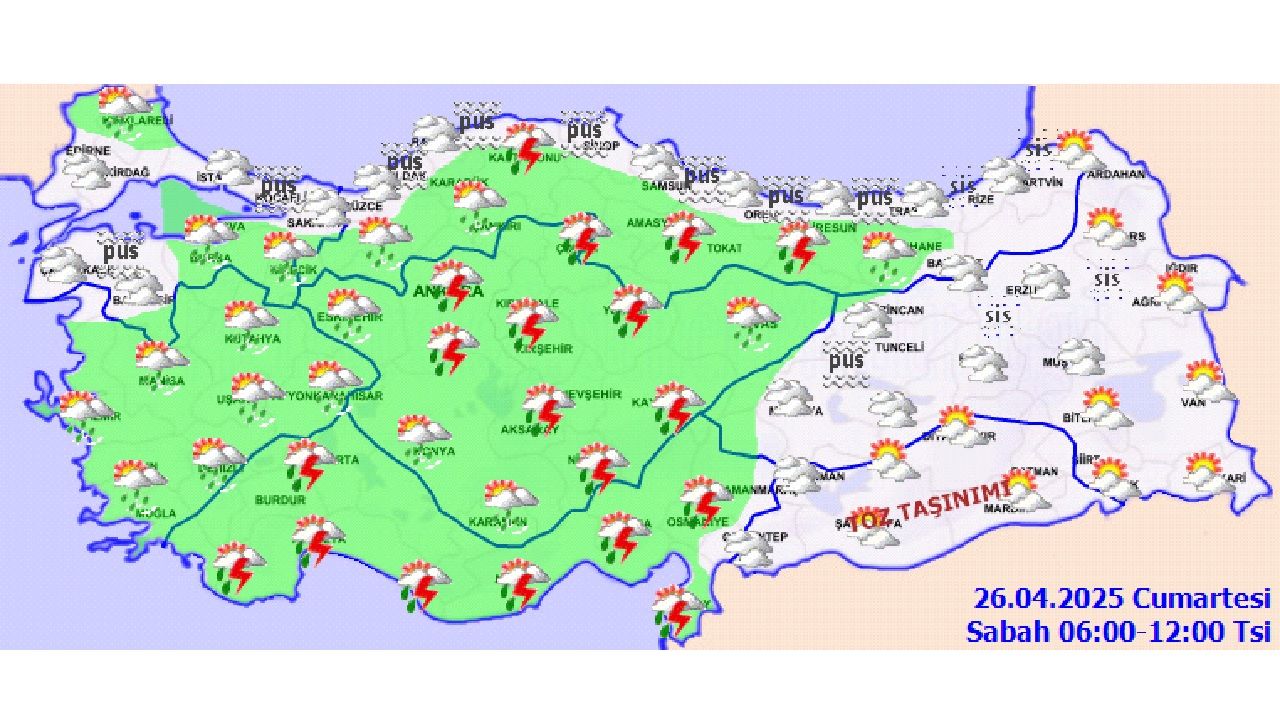 28 Nisan 2025 Türkiye geneli hava durumu raporu yayınlandı! Ankara, İzmir ve İstanbul'da beklenen sıcaklıklar... 3