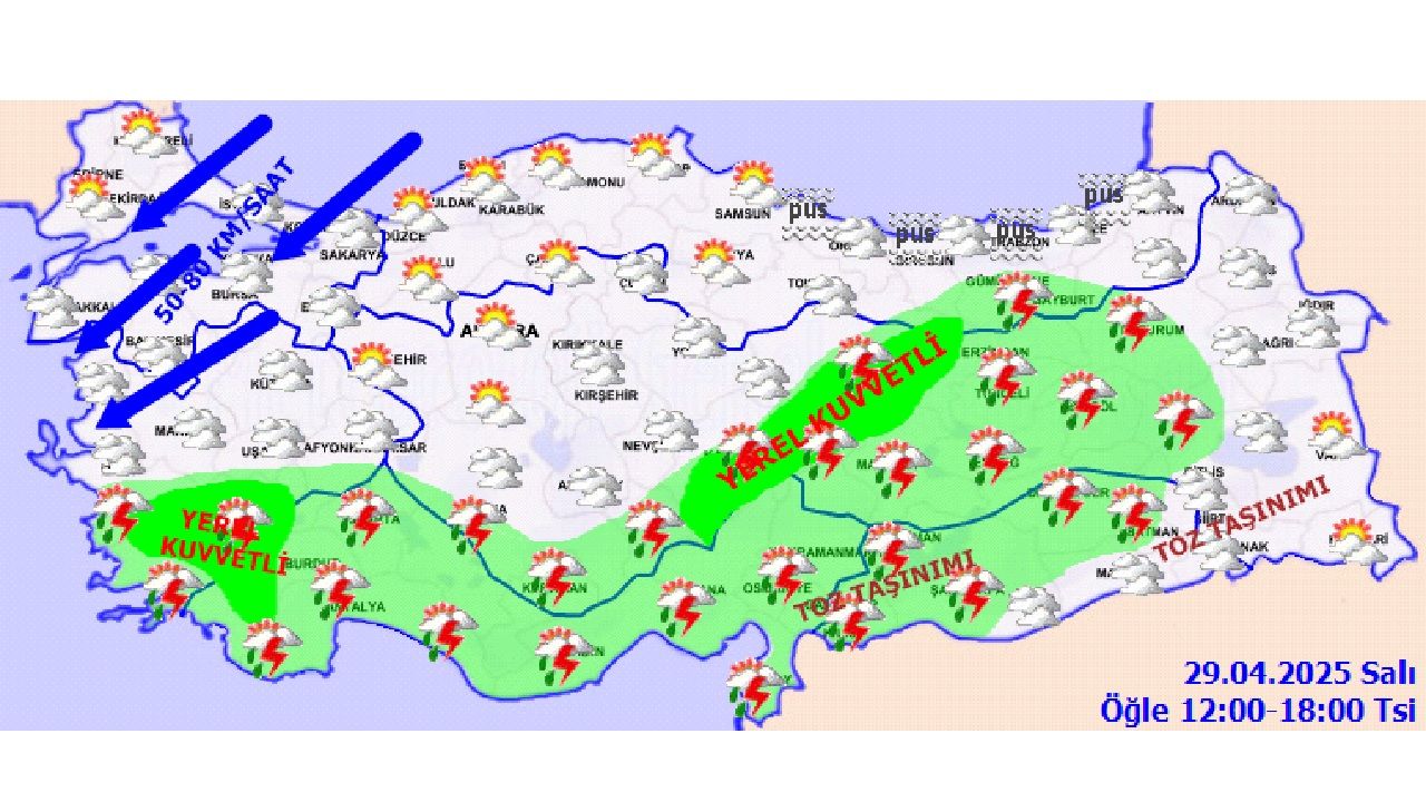 29 Nisan 2025 Meteoroloji'den rapor geldi! Yurt genelinde hava durumu nasıl olacak? 4