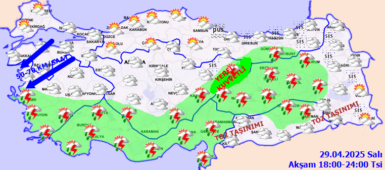 Meteorolojiden İstanbul dahil 13 il için fırtına uyarısı! Kuvvetli yağış ve soğuk hava birçok kentte etkili olacak 4