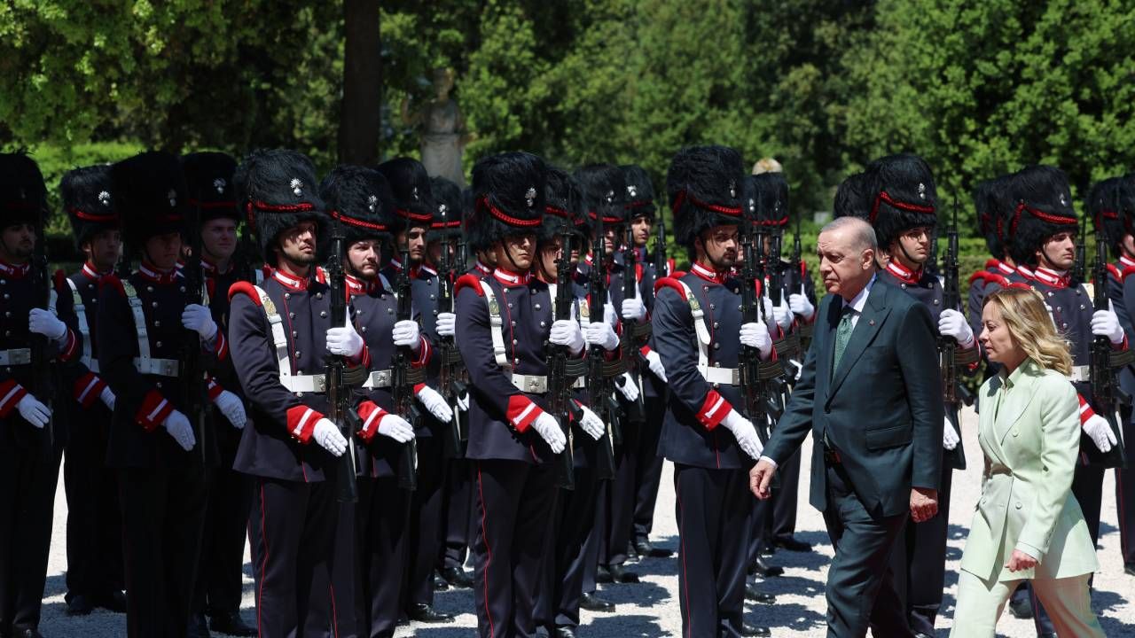 İtalya ile yakın işbirliği... Cumhurbaşkanı Erdoğan: Yeni ticaret hedefimizi 40 milyar dolar olarak belirledik 8