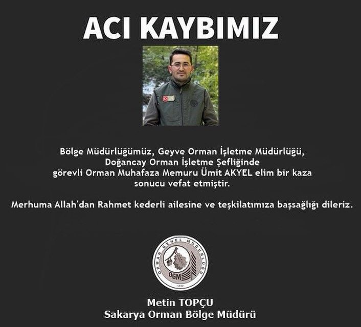Sakarya’da hüzünlü veda! Kazada hayatını kaybeden orman muhafaza memuru Ümit Akyel son yolculuğuna uğurlandı 6