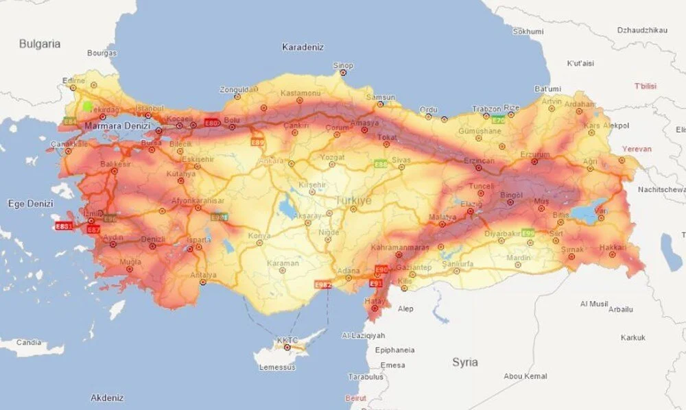 Evimin altından fay hattı geçiyor mu? İşte yenilenen diri fay haritası 1