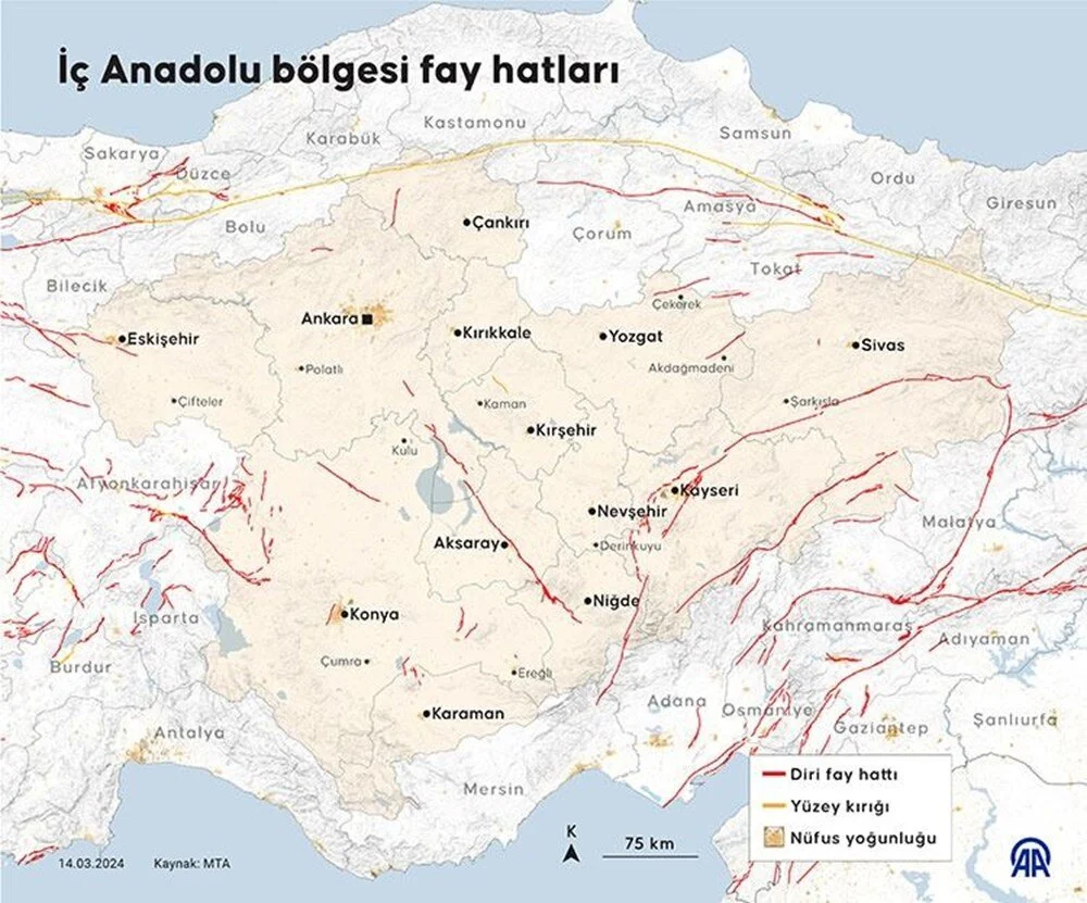 Evimin altından fay hattı geçiyor mu? İşte yenilenen diri fay haritası 8