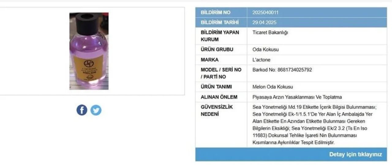 Bakanlık piyasadan toplatıyor! Bu oda kokusu parfüm değil, zehir saçıyor 5