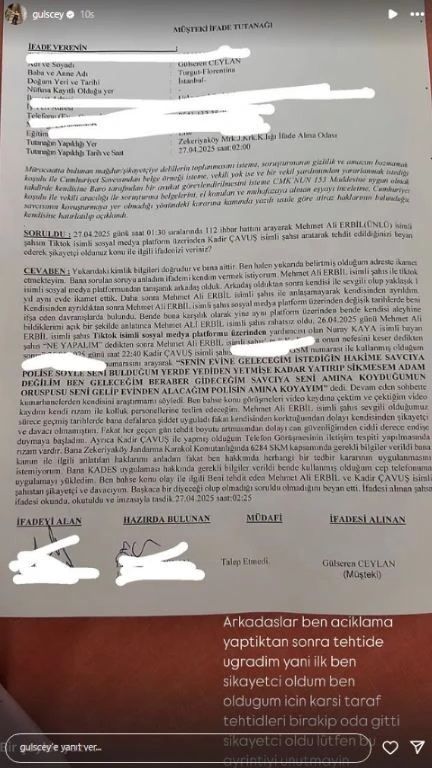 Gülseren Ceylan, Mehmet Ali Erbil'den ölüm tehdidi aldığını açıkladı! "Nefesimi kesecekmiş" 11