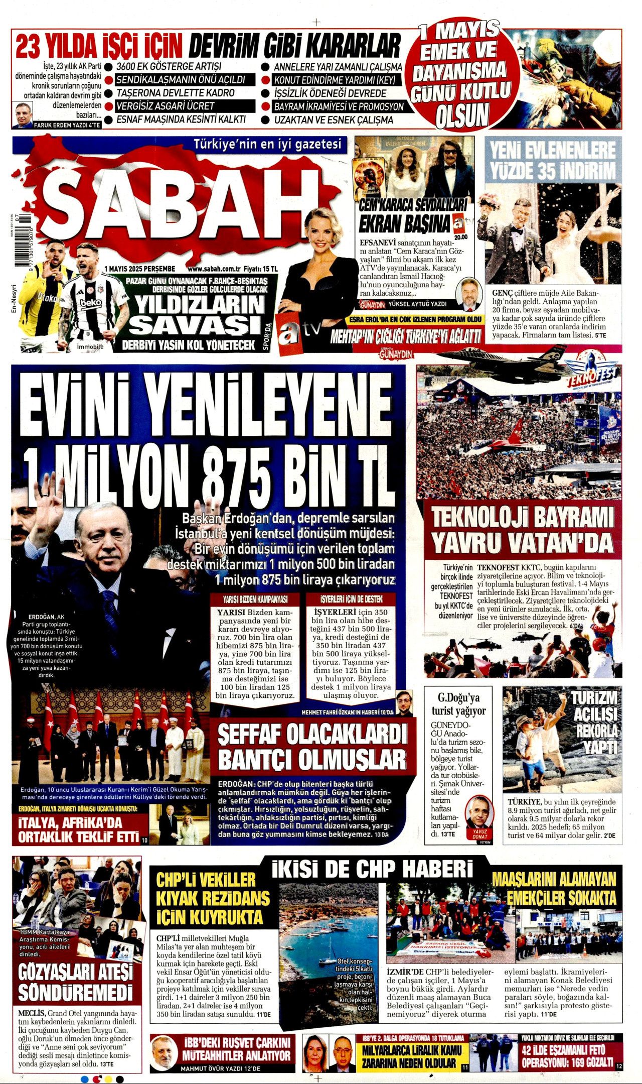 Cumhurbaşkanı Erdoğan müjdeyi verdi: Evini yenileyene 1 milyon 875 bin TL destek! 1