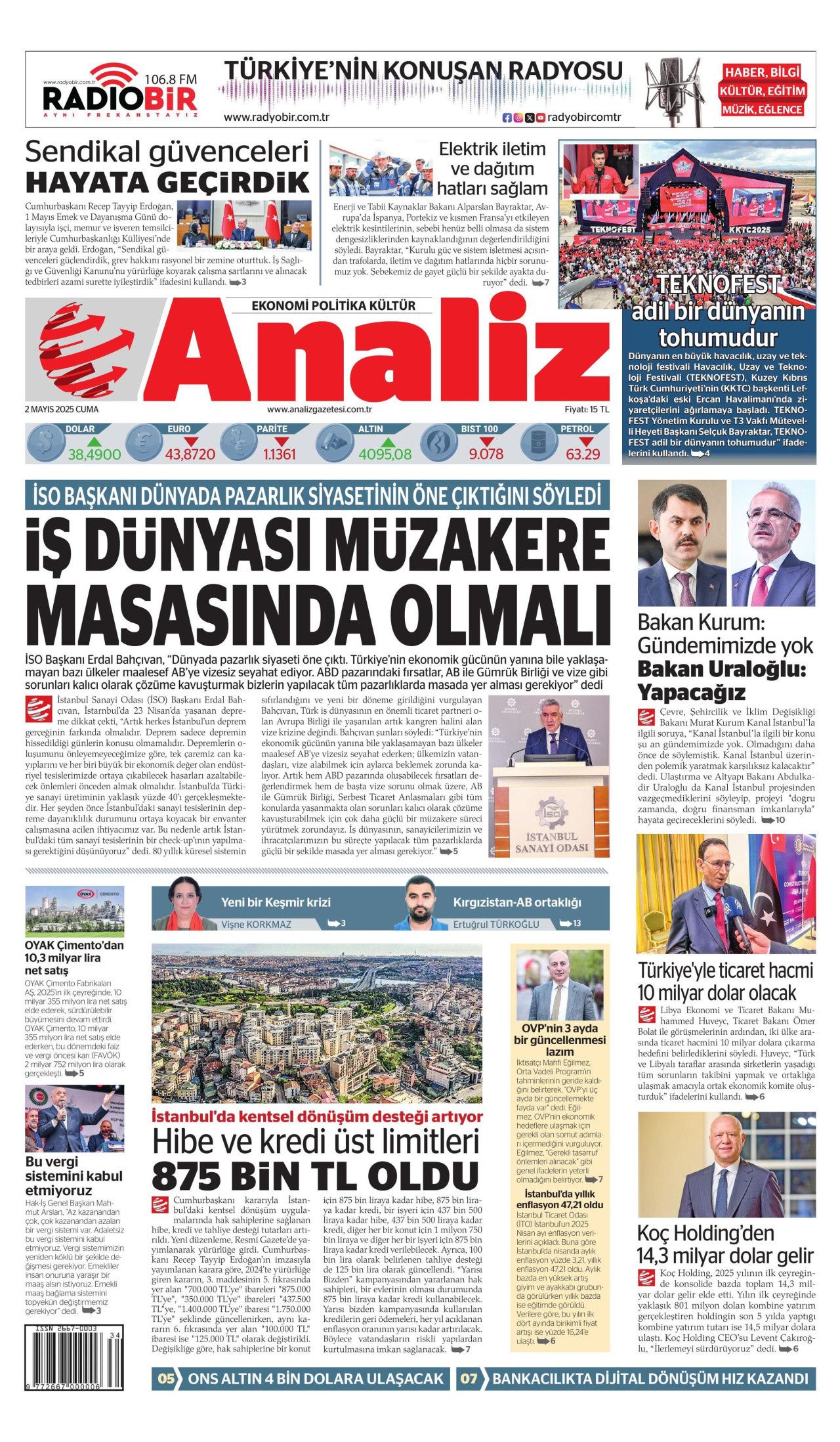 Suriye'yi kaynatıyorlar! Harekat uyarısı... 2 Mayıs Cuma gazete manşetleri! 23