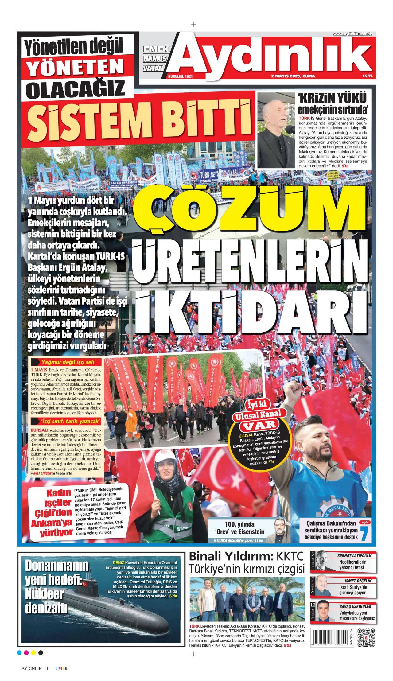 Suriye'yi kaynatıyorlar! Harekat uyarısı... 2 Mayıs Cuma gazete manşetleri! 19