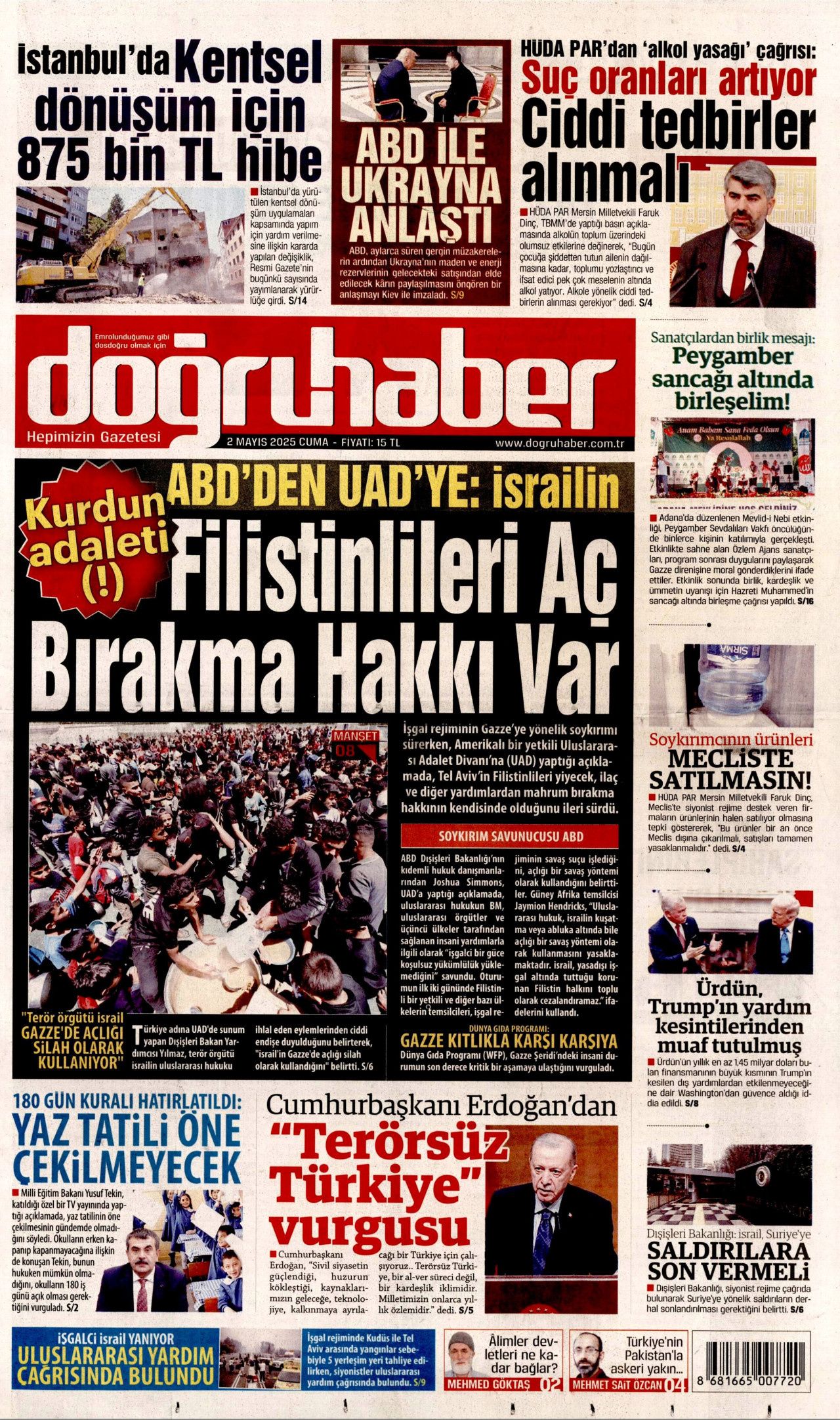 Suriye'yi kaynatıyorlar! Harekat uyarısı... 2 Mayıs Cuma gazete manşetleri! 22