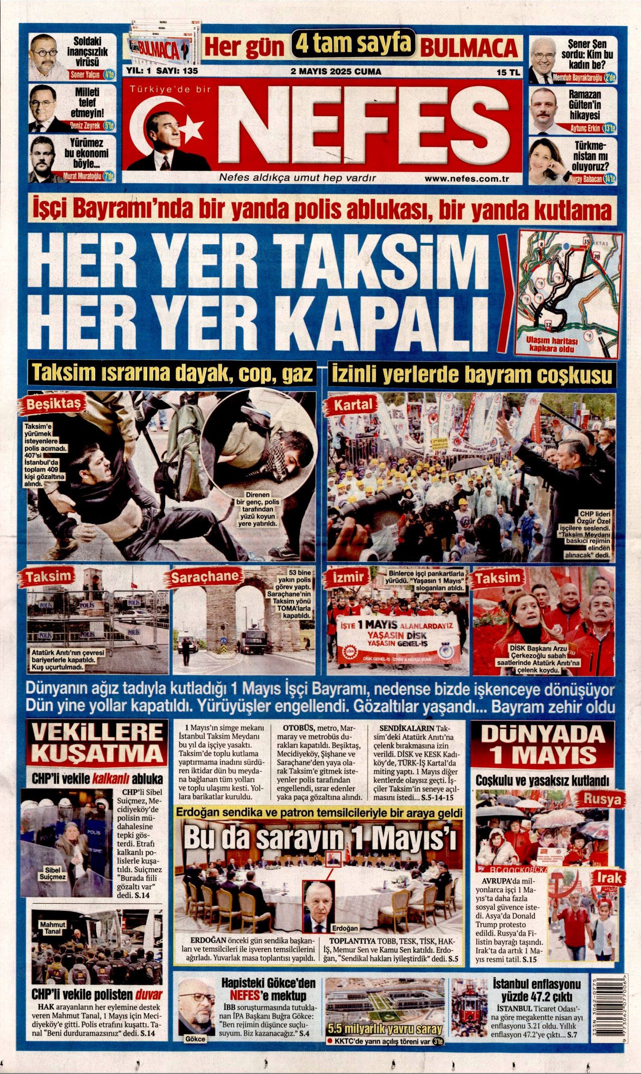 Suriye'yi kaynatıyorlar! Harekat uyarısı... 2 Mayıs Cuma gazete manşetleri! 20