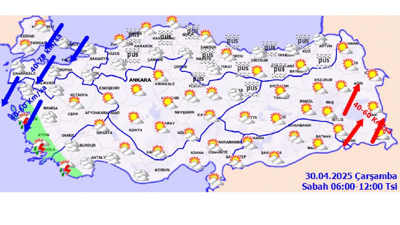 4 Mayıs 2025 hava durumu tahmin raporunu paylaştı! İşte il il hava durumu... 3