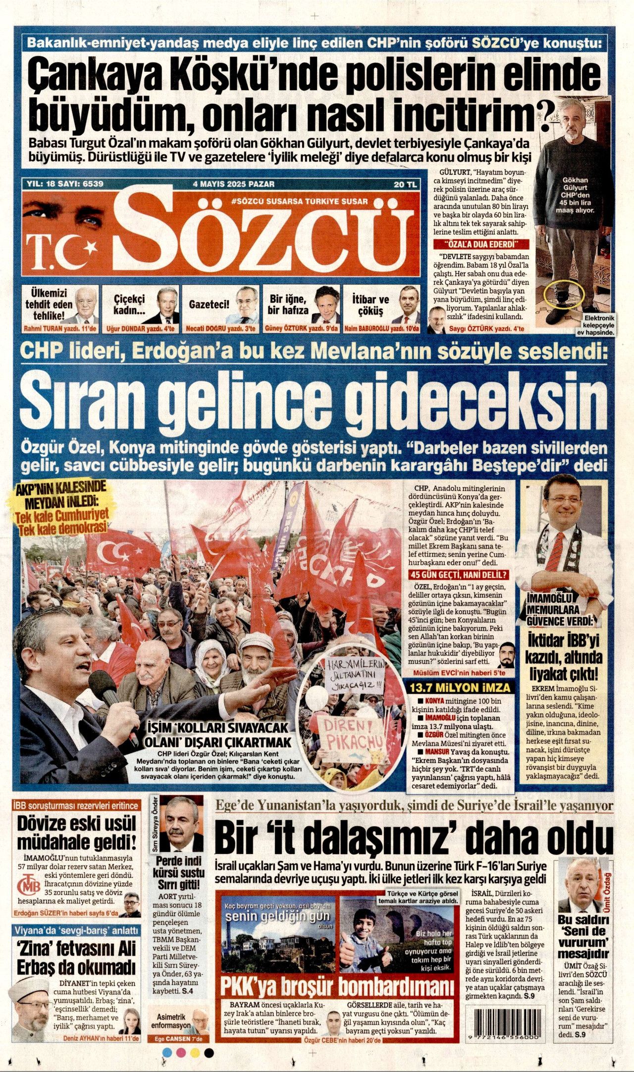 Cumhurbaşkanı Erdoğan'ın KKTC'deki tarihi sözleri gazete manşetlerinde 5