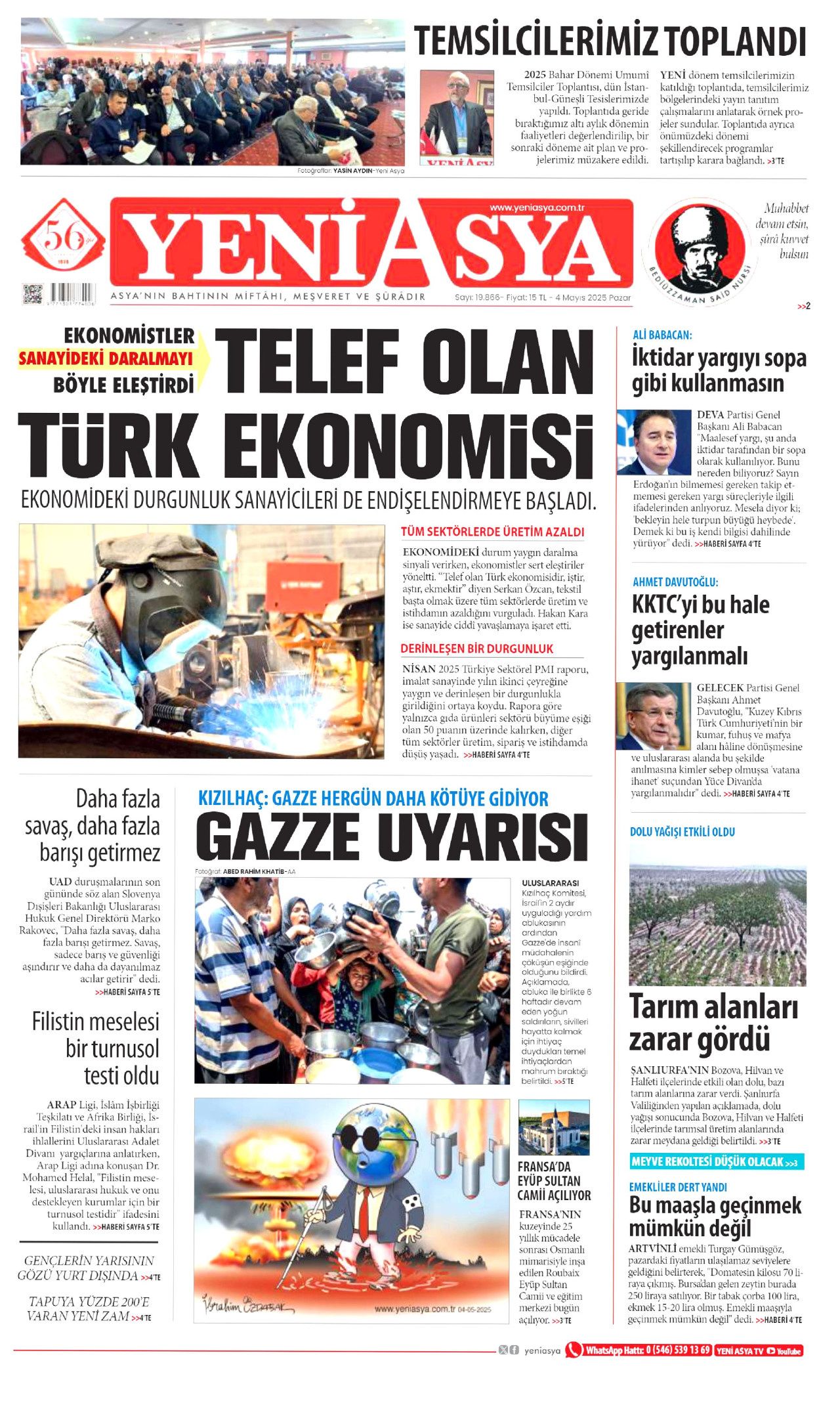 Cumhurbaşkanı Erdoğan'ın KKTC'deki tarihi sözleri gazete manşetlerinde 19