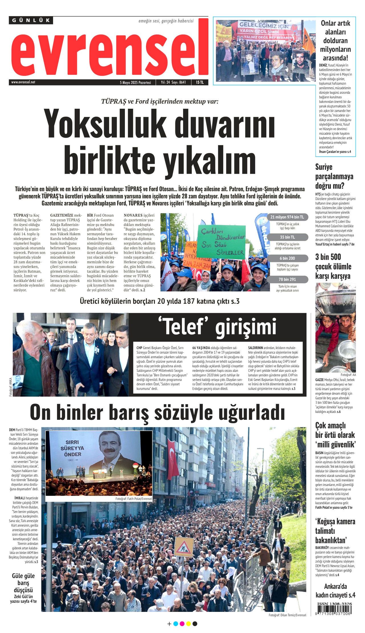 CHP lideri Özgür Özel'e hain saldırı gazete manşetlerinde! "Babam hapisten hiç çıkmasın" 17