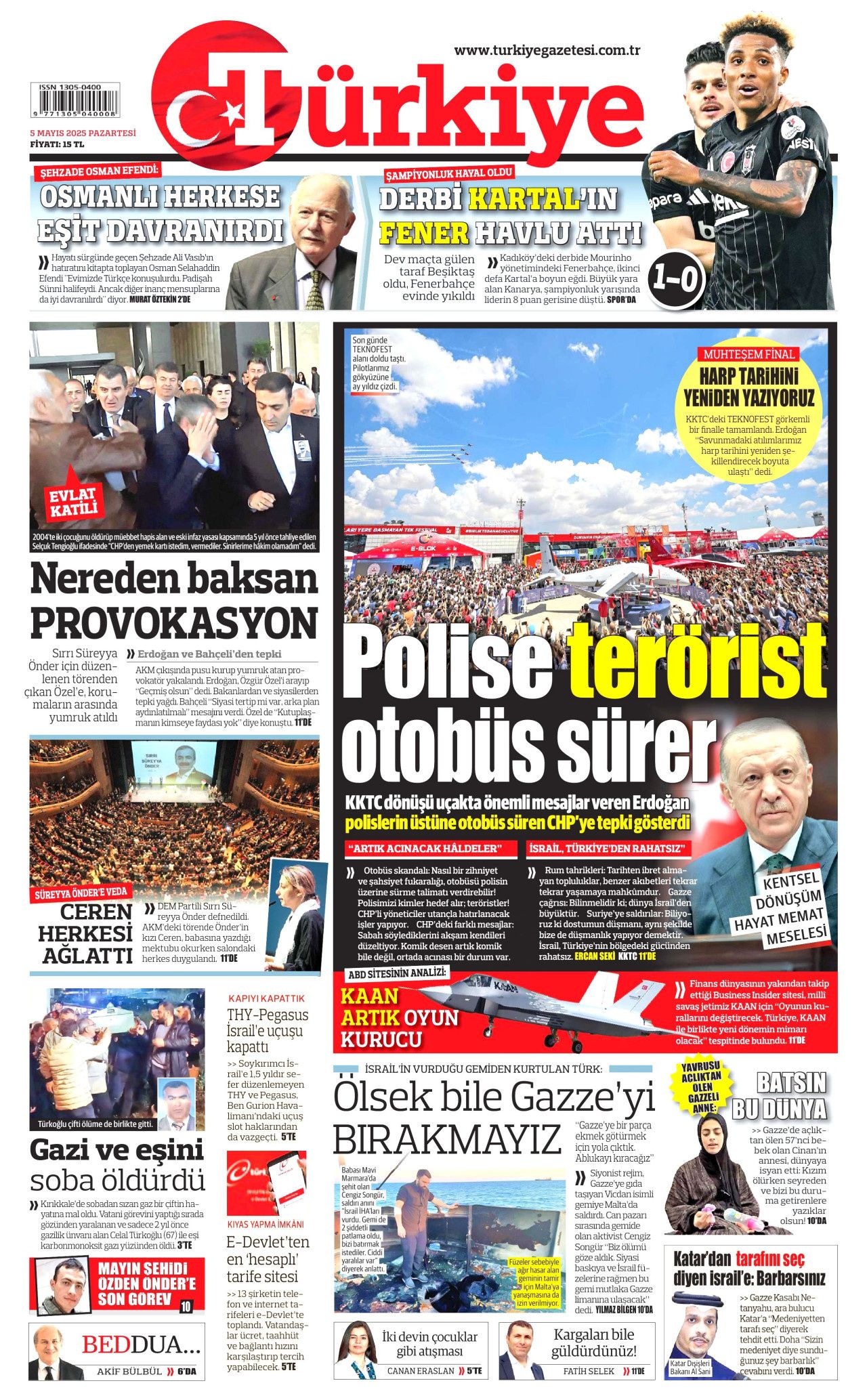 CHP lideri Özgür Özel'e hain saldırı gazete manşetlerinde! "Babam hapisten hiç çıkmasın" 5