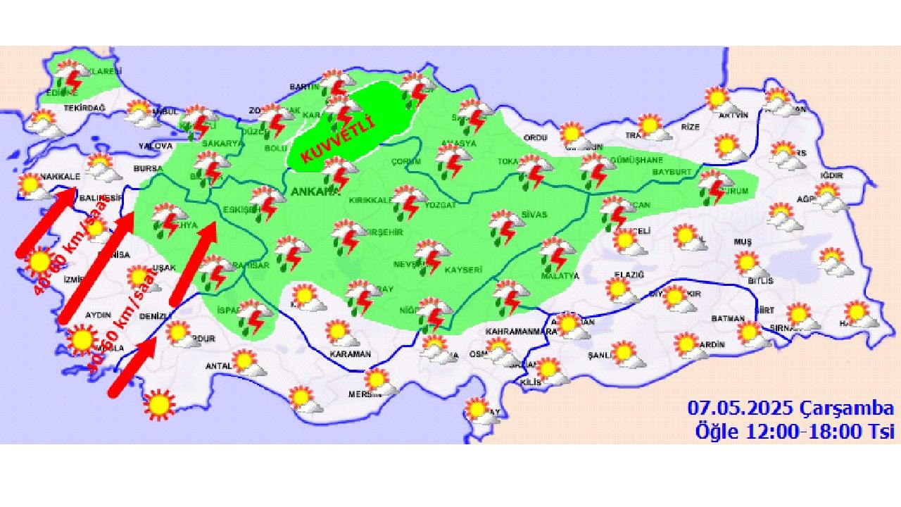 7 Mayıs 2025 ülke genelinde havalar ısınıyor! İşte il il beklenen hava durumu... 4