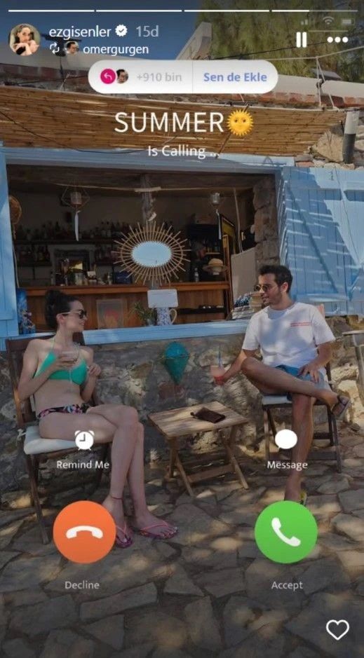 Ünlülerin bikinili 'Summer is calling' akımı sosyal medyayı salladı 1