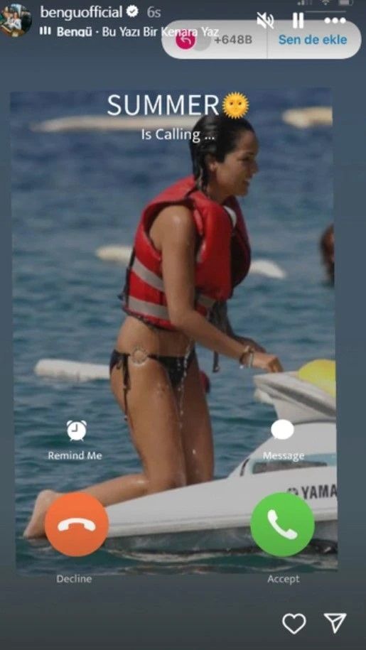 Ünlülerin bikinili 'Summer is calling' akımı sosyal medyayı salladı 10