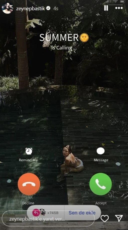 Ünlülerin bikinili 'Summer is calling' akımı sosyal medyayı salladı 3