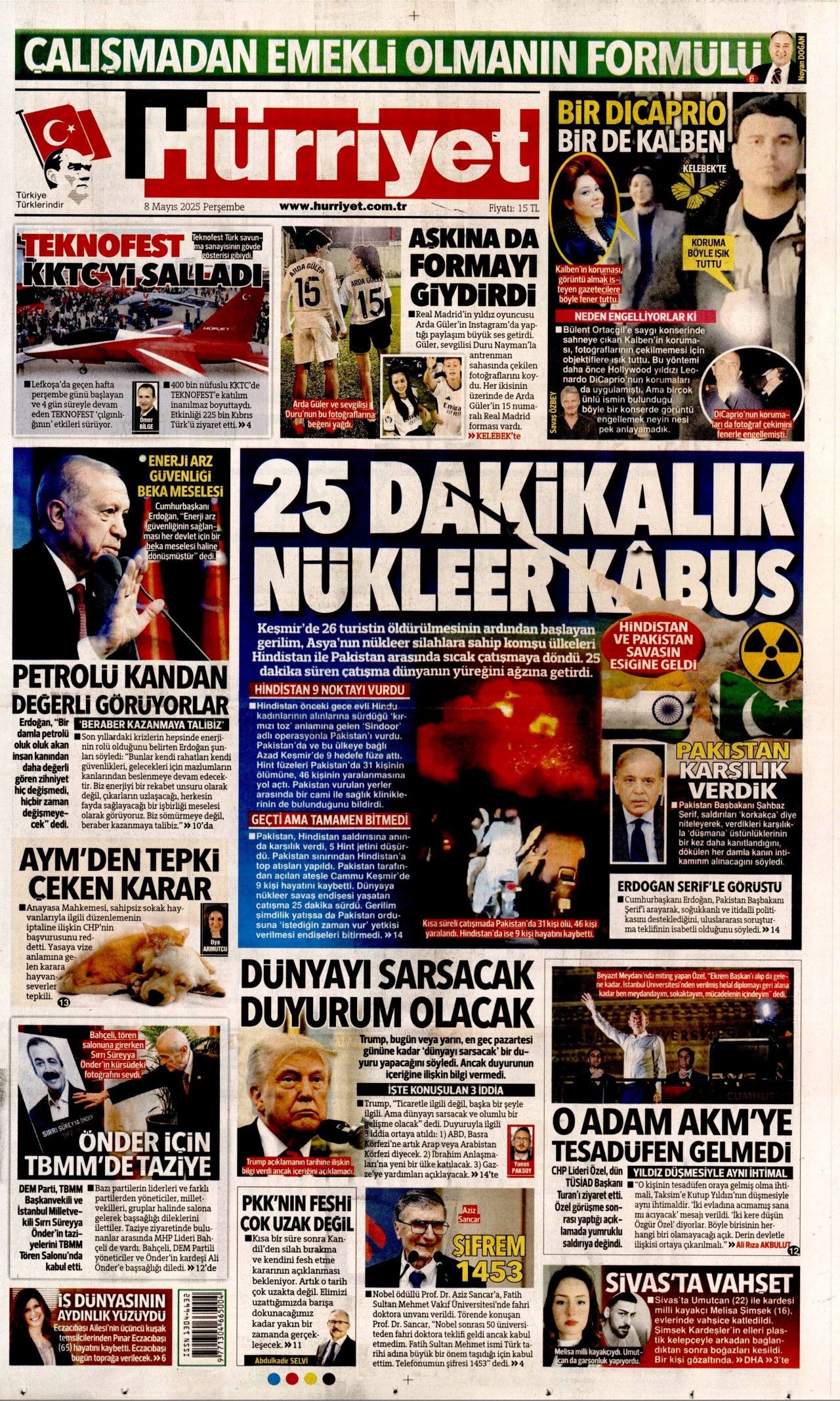 Hindistan-Pakistan gerilimi gazete manşetlerinde! 25 dakikalık nükleer kabus dünyanın yüreğini ağzına getirdi 1