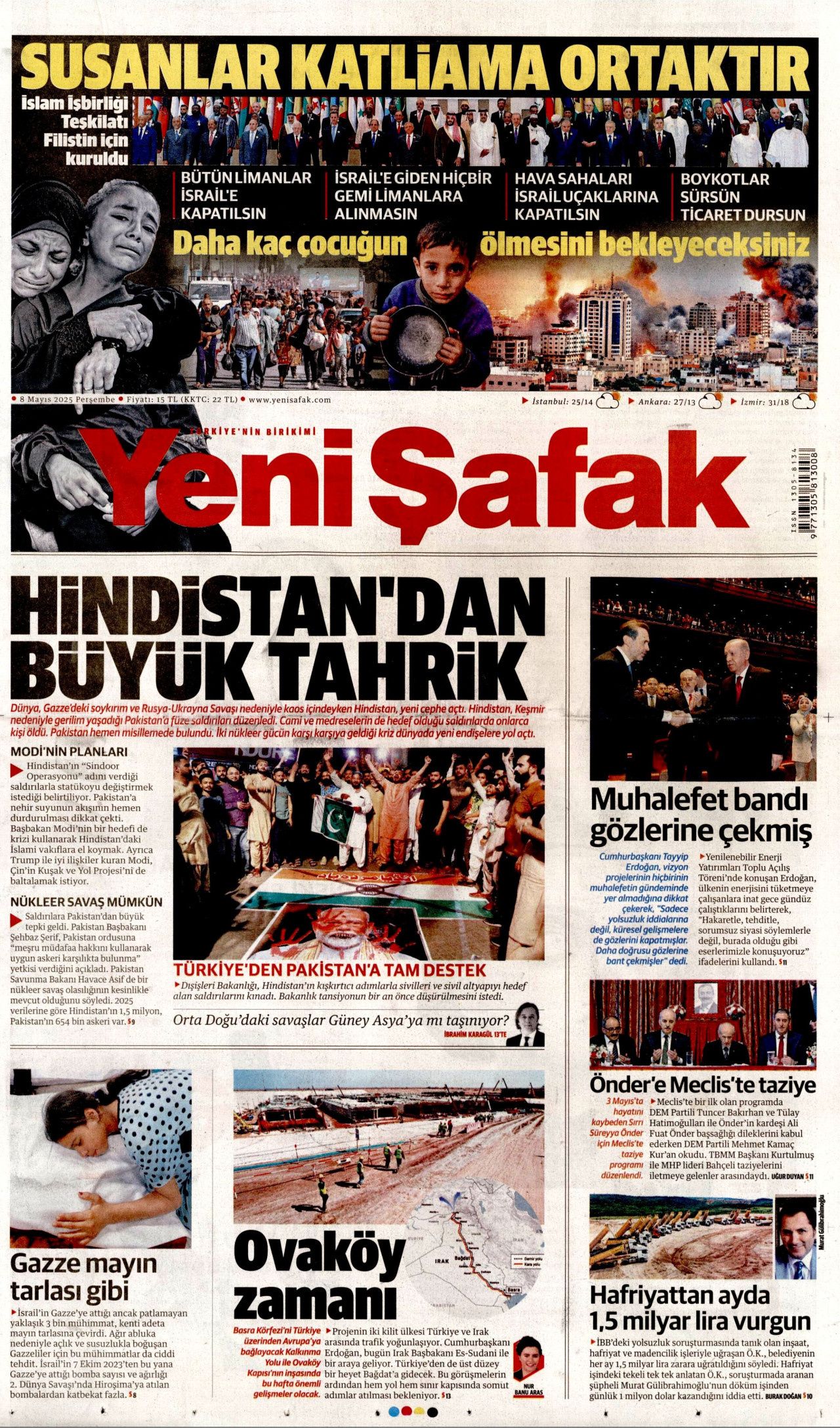 Hindistan-Pakistan gerilimi gazete manşetlerinde! 25 dakikalık nükleer kabus dünyanın yüreğini ağzına getirdi 2