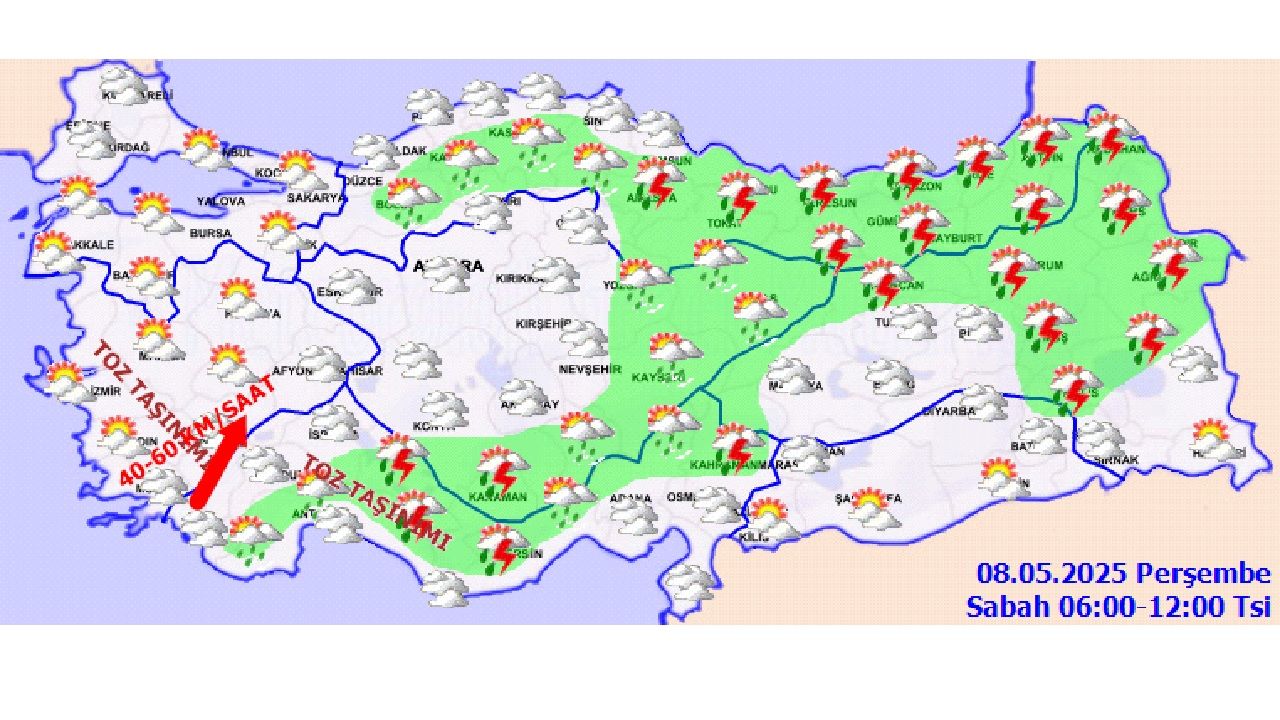 9 Mayıs 2025 Cuma meteoroloji hava durumu raporunu paylaştı! Ankara, İstanbul ve İzmir başta olmak üzere il il beklenen sıcaklıklar... 12