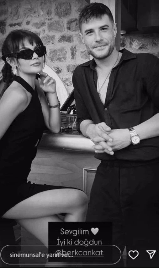 Uzak Şehir'in Alya'sı Sinem Ünsal'dan sevgilisi Berk Cankat'a romantik doğum günü kutlaması 6