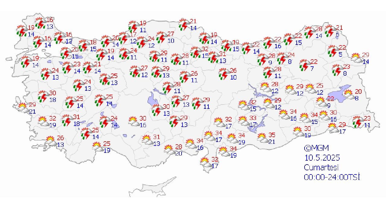 Meteoroloji'den uyarı geldi! Hafta sonu yurt genelinde yağış mı bekleniyor? 1