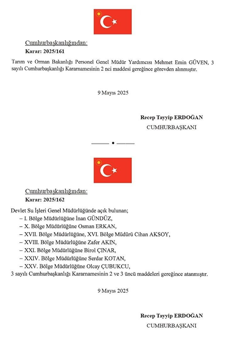 Yeni Zelanda ve Tayland’a yeni büyükelçi! Önemli atamalar Resmi Gazete’de! 10
