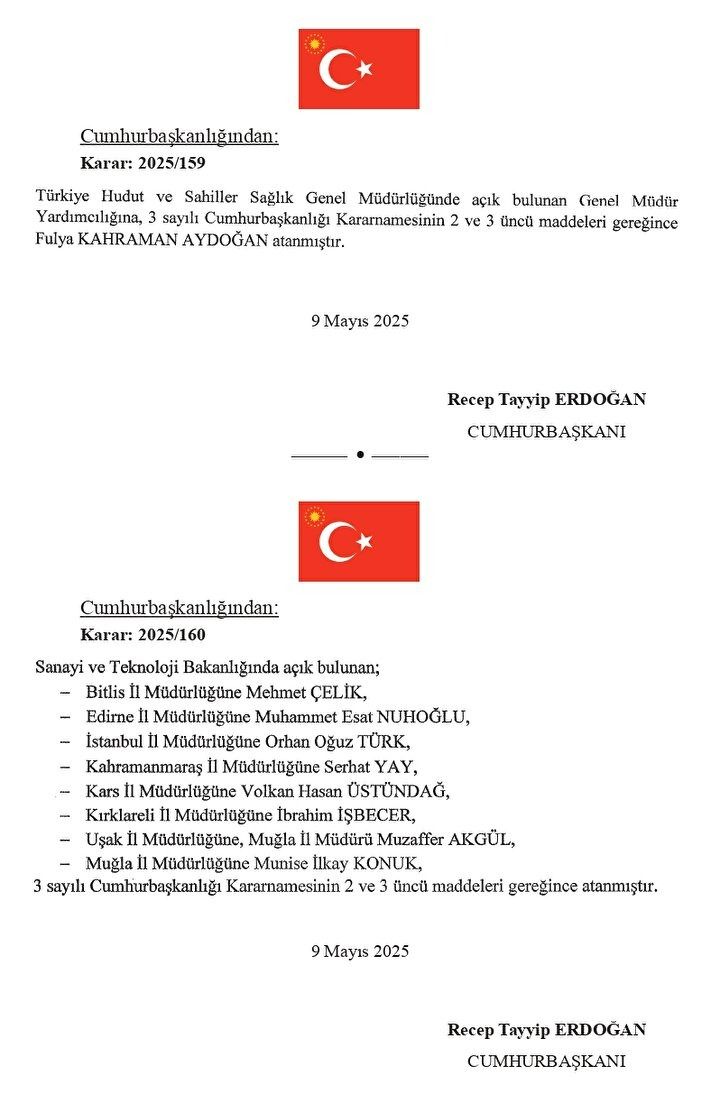 Yeni Zelanda ve Tayland’a yeni büyükelçi! Önemli atamalar Resmi Gazete’de! 9