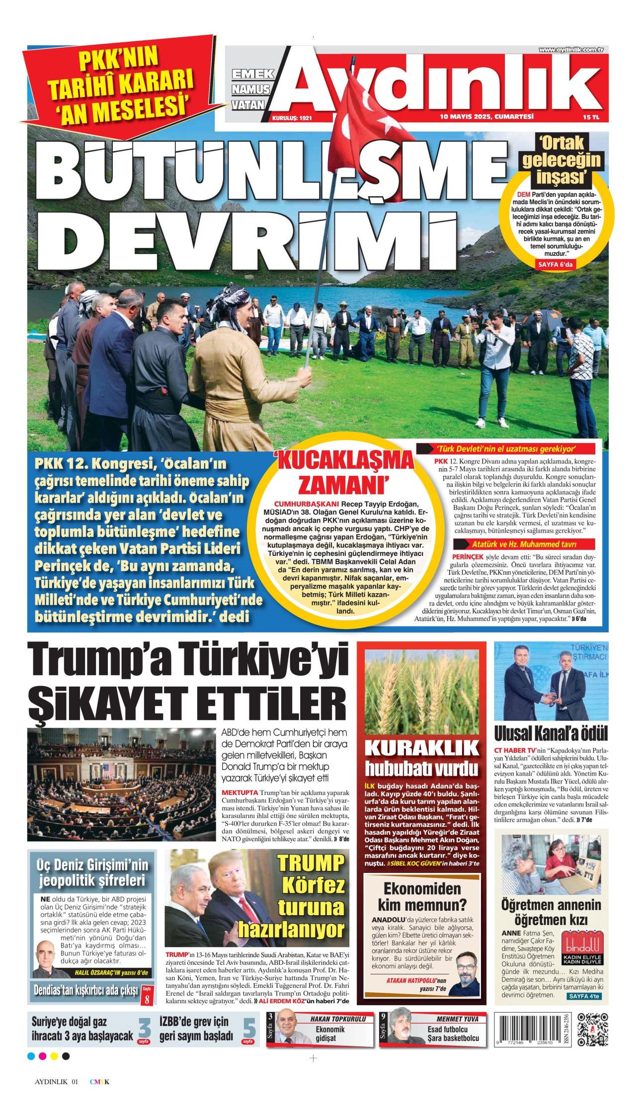 50 yıllık kanlı dönemin sonu manşetlerde! PKK silah bırakıyor 15