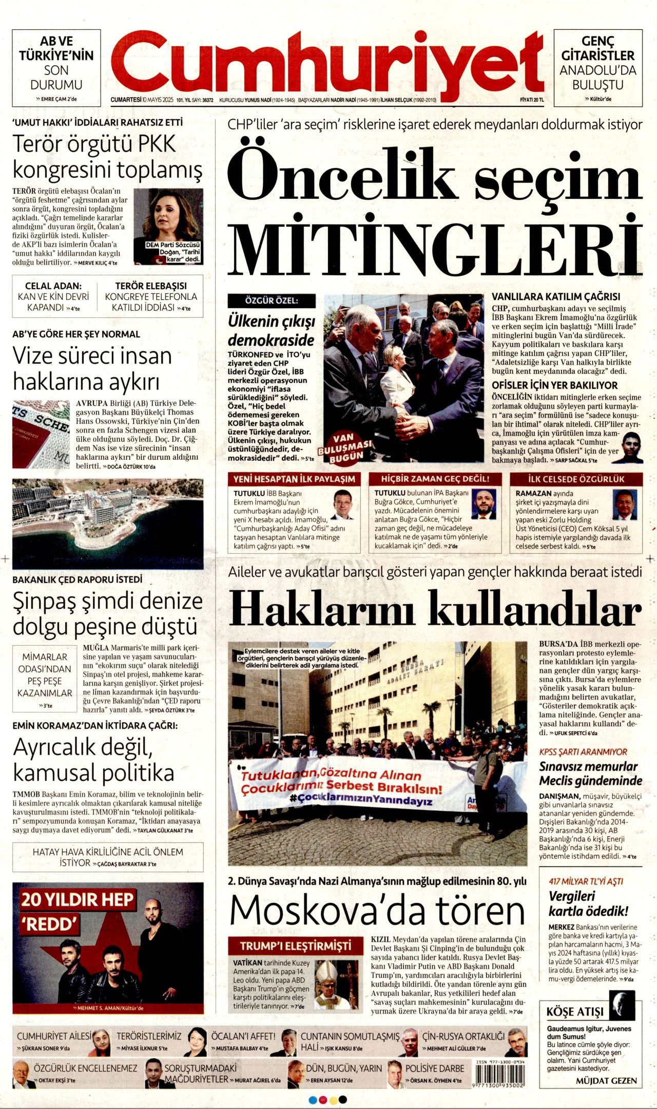 50 yıllık kanlı dönemin sonu manşetlerde! PKK silah bırakıyor 3