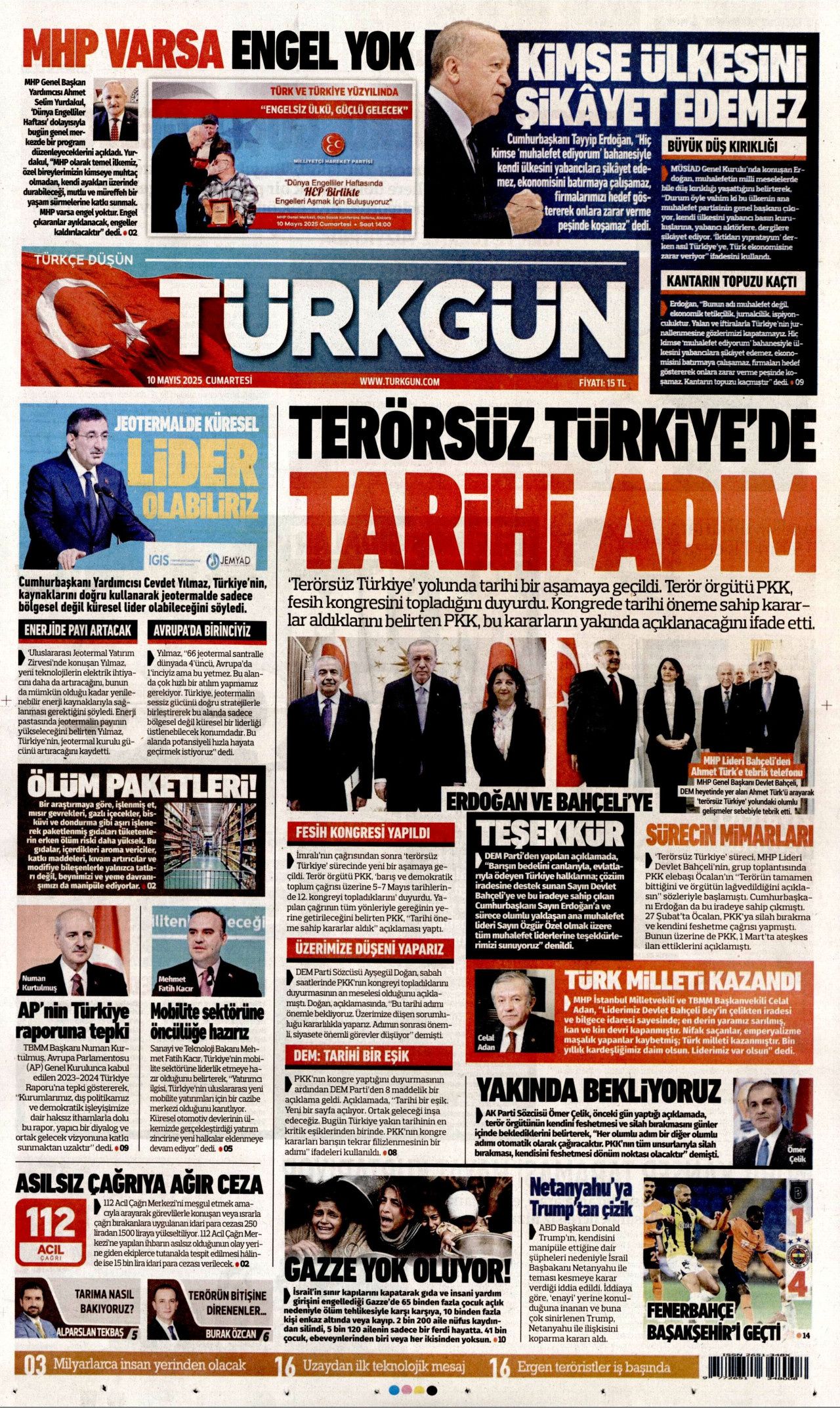 50 yıllık kanlı dönemin sonu manşetlerde! PKK silah bırakıyor 6
