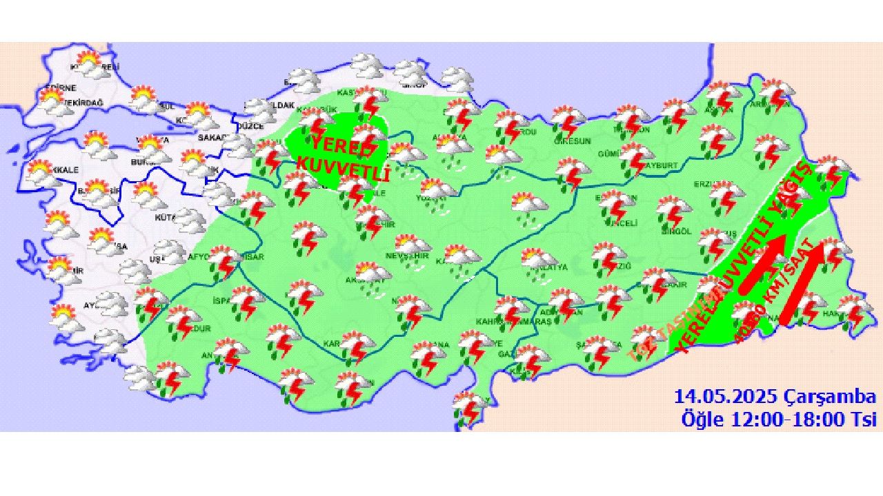 14 Mayıs 2025 Meteoroloji hava durumu tahminlerini paylaştı! İşte il il beklenen sıcaklıklar... 4
