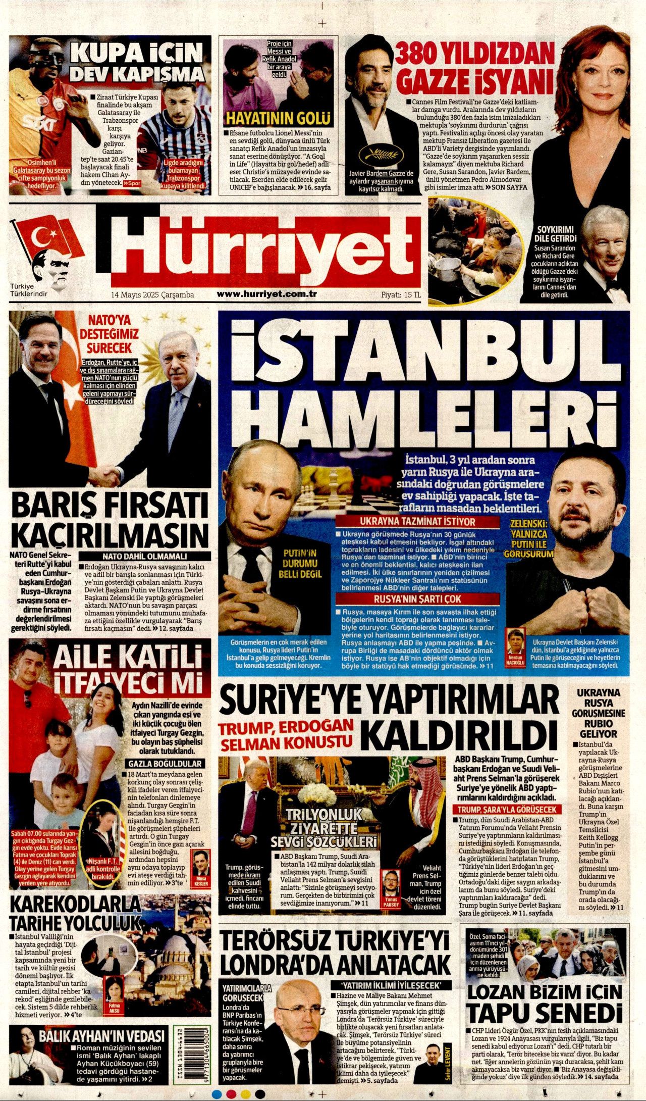 Planlar yapıldı... Terörsüz Türkiye için en kritik iş MİT'te! Bugünün gazete manşetleri 2