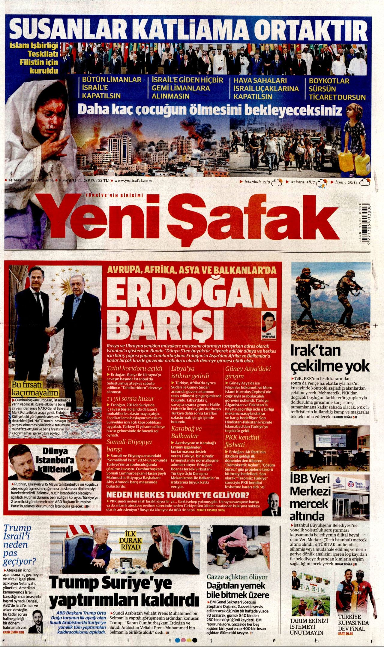 Planlar yapıldı... Terörsüz Türkiye için en kritik iş MİT'te! Bugünün gazete manşetleri 11