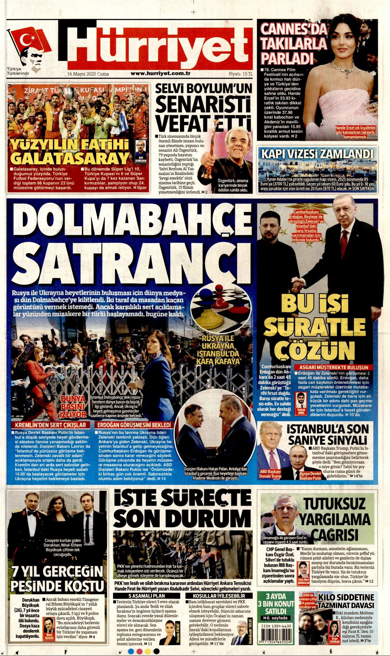 Dolmabahçe satrancı: Dünya bugünkü görüşmelere odaklandı! 1