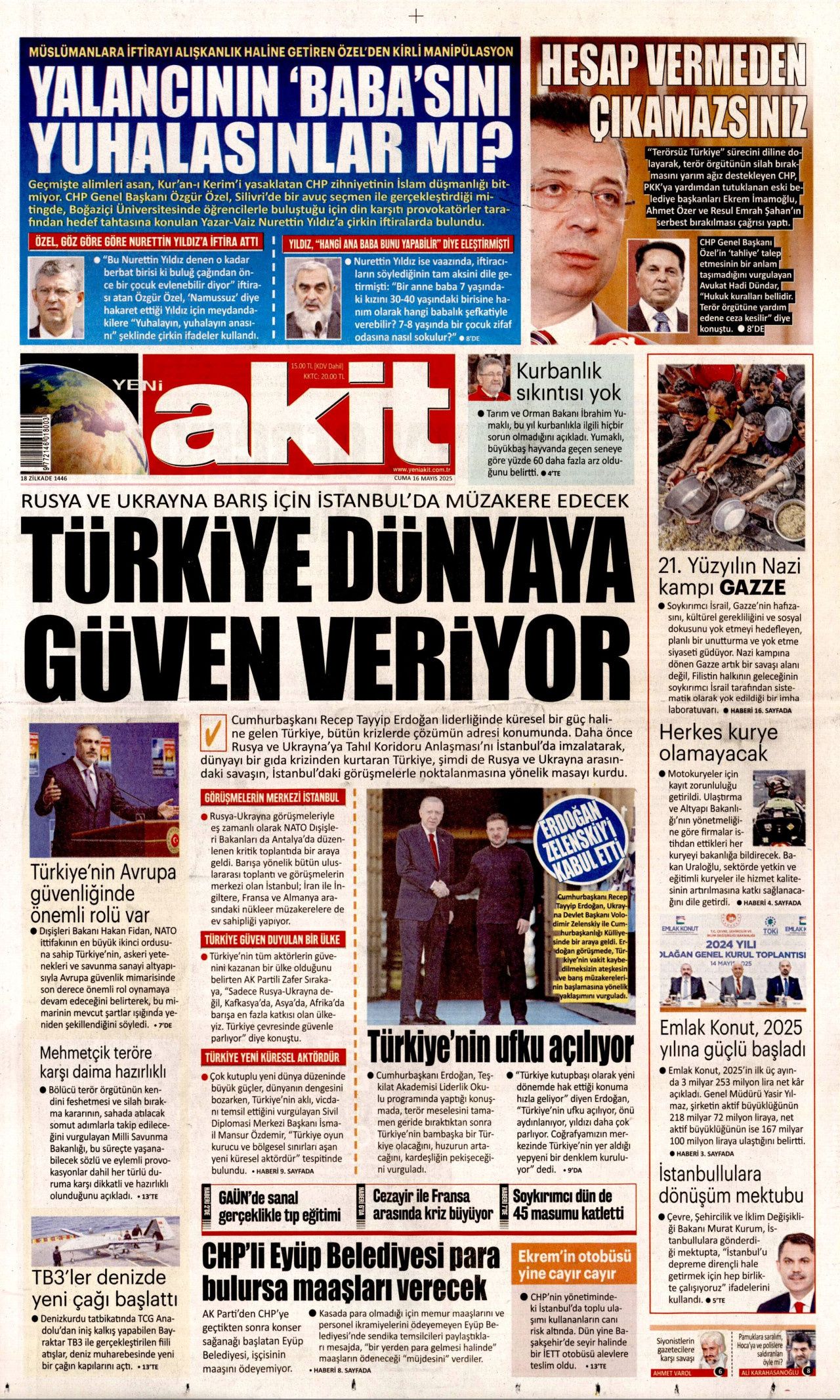 Dolmabahçe satrancı: Dünya bugünkü görüşmelere odaklandı! 14