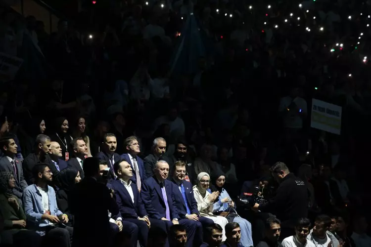 Cumhurbaşkanı Recep Tayyip Erdoğan, Ferhat Göçer ve Sagopa Kajmer... GENÇFEST'e damga vuran anlar! 10