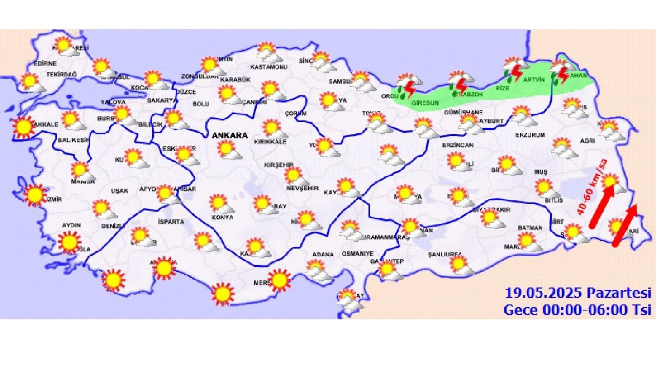 19 Mayıs 2025 yurt geneli hava durumu tahminleri geldi! İşte Ankara, İzmir ve İstanbul'da beklenen hava sıcaklıkları... 2
